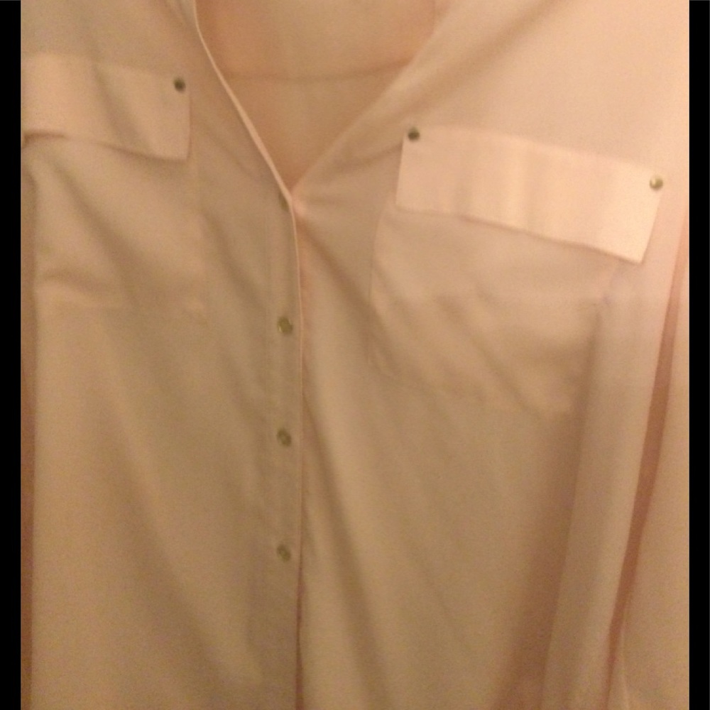 Calvin Klein light pink blouse
